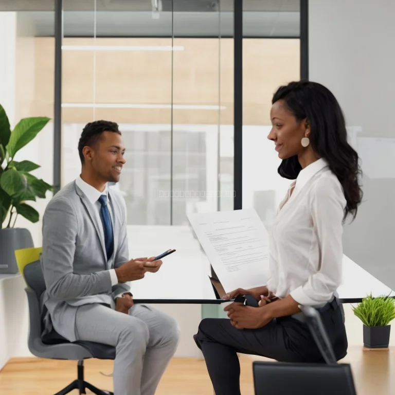 ビジネス助成金の相談をするビジネスマンの画像